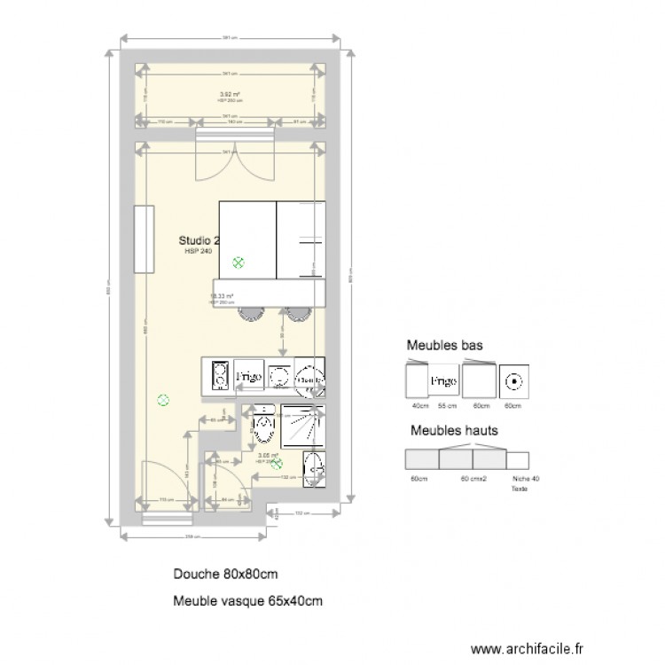 STUDIO 29 APRES. Plan de 0 pièce et 0 m2