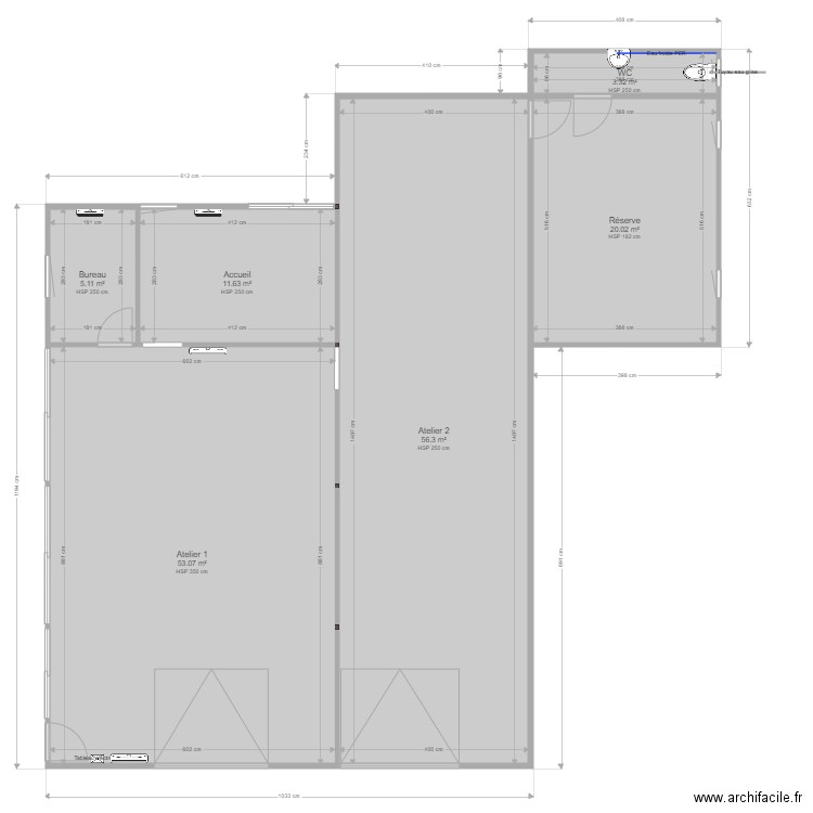 Local MPB Peyrehorade existant A5. Plan de 0 pièce et 0 m2