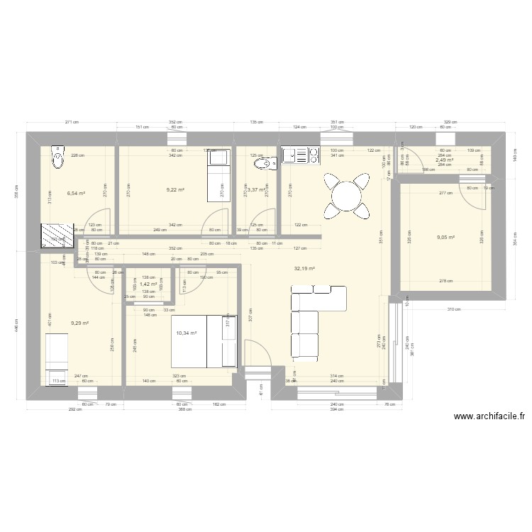 maison tdmm. Plan de 0 pièce et 0 m2