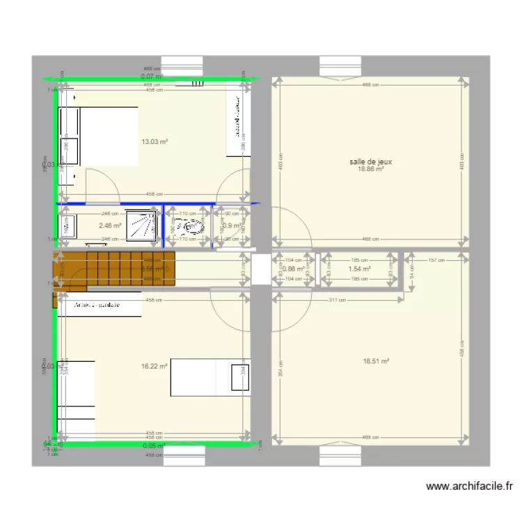 chambre 1. Plan de chambre 1. Plan de