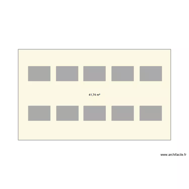 Table en long. Plan de Table en long. Plan de