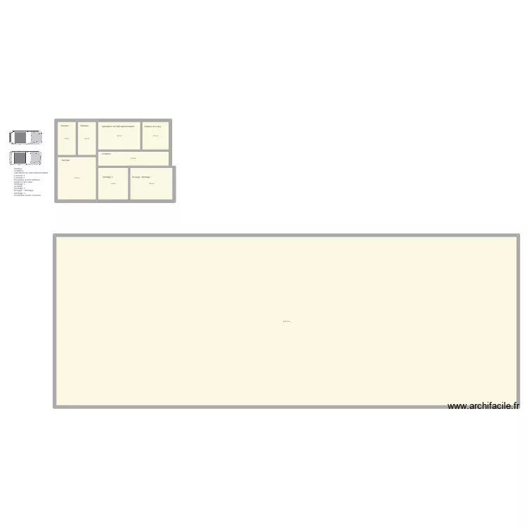 Besoins futur site. Plan de 