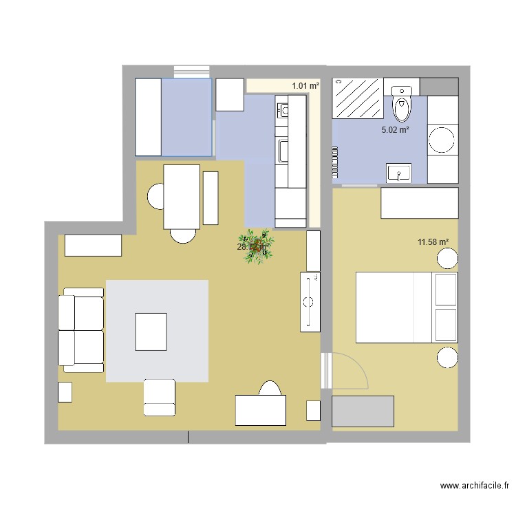 lilas encore 5. Plan de 0 pièce et 0 m2