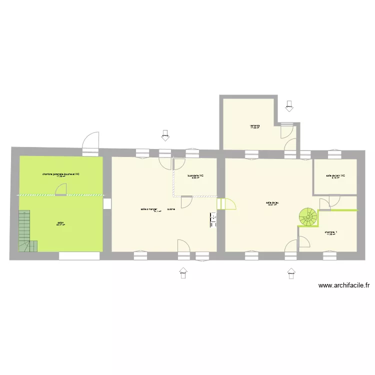 16et14 sanguilles apres travaux5. Plan de 16et14 sanguilles apres travaux5. Plan de