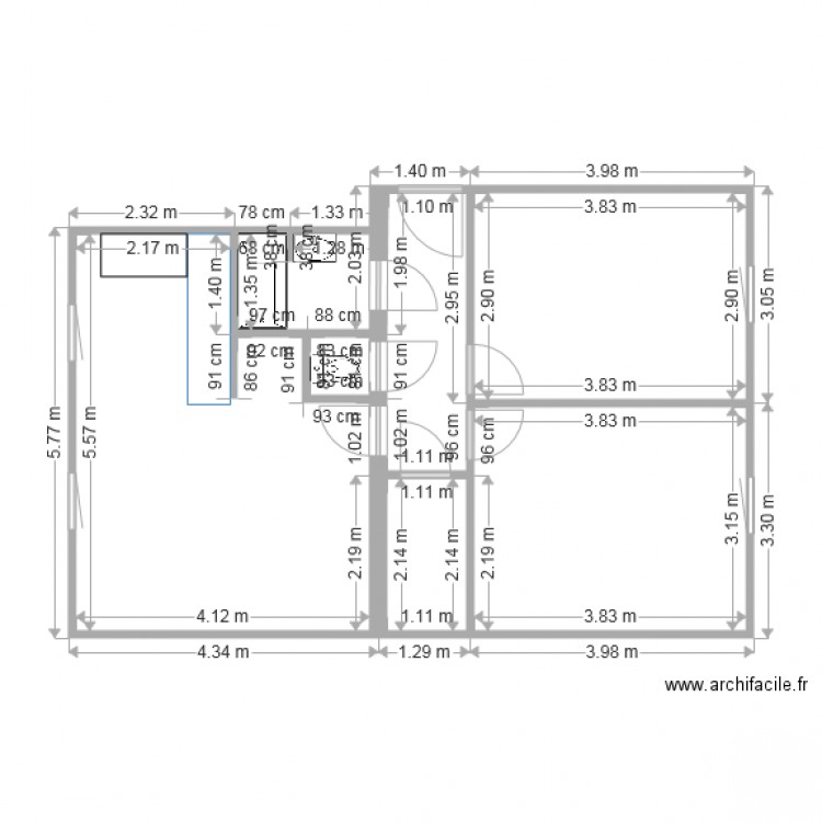 appartement 4. Plan de 0 pièce et 0 m2