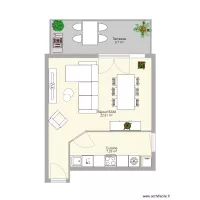 F4 lot b21 cuisine ferm&eacute;e