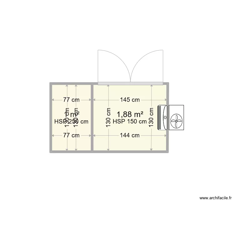 frigorifique. Plan de frigorifique. Plan de