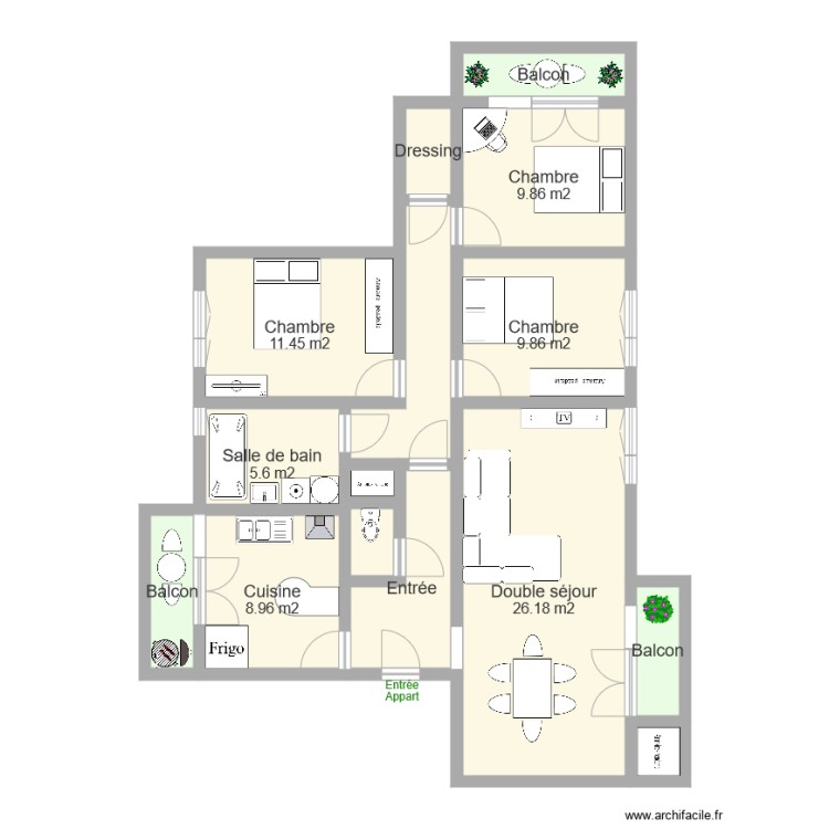 BOUCTOT. Plan de 0 pièce et 0 m2