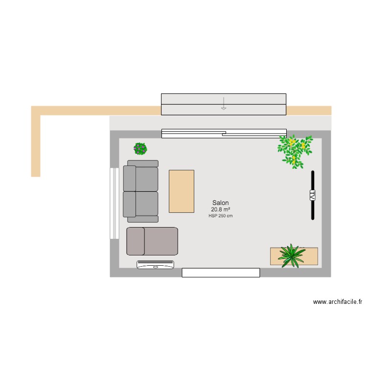 salon septemes. Plan de 0 pièce et 0 m2