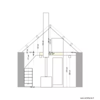 profil mur refend c&ocirc;t&eacute; cuisine cuisini&egrave;re &agrave; droite