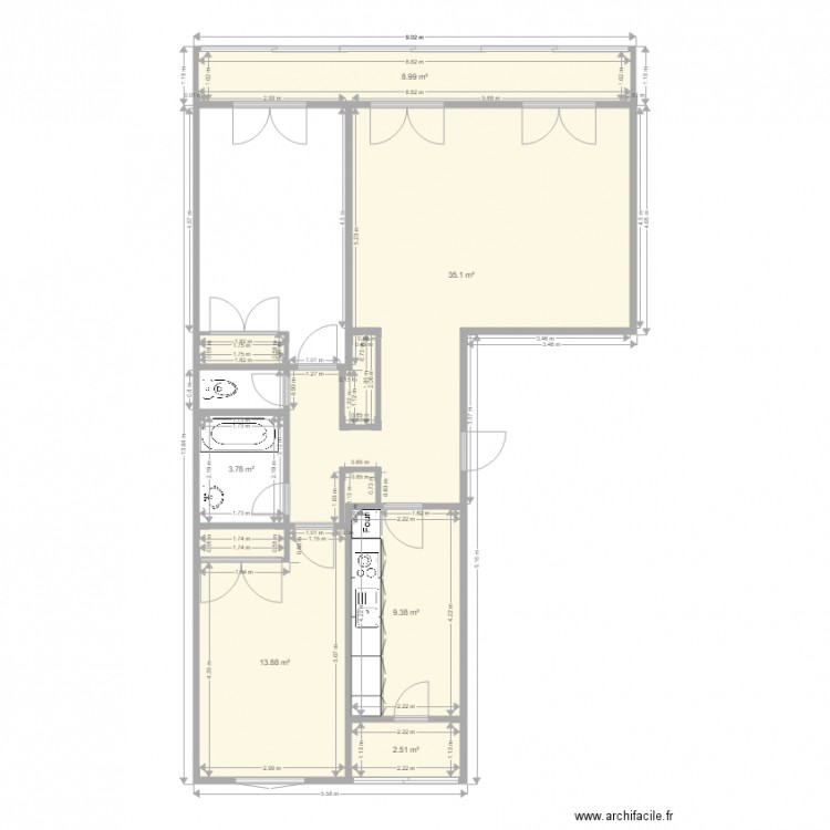 papy mamie. Plan de 0 pièce et 0 m2