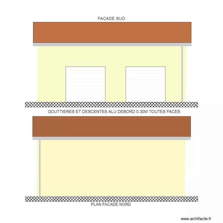 PLAN FACADE NS PC5a. Plan de PLAN FACADE NS PC5a. Plan de