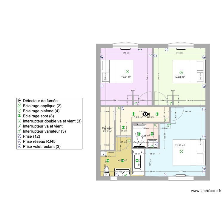 Maison nanterre 1ere etage vdef 4. Plan de 0 pièce et 0 m2