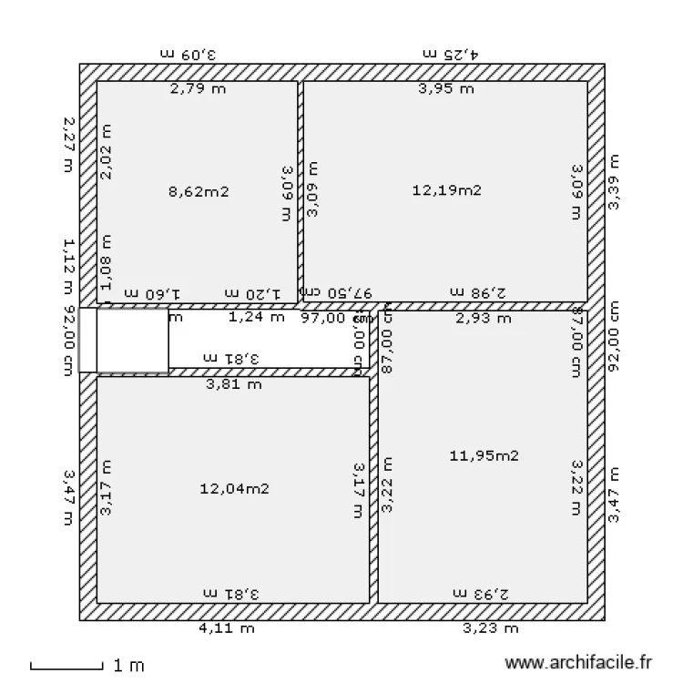 Maison Etage. Plan de Maison Etage. Plan de