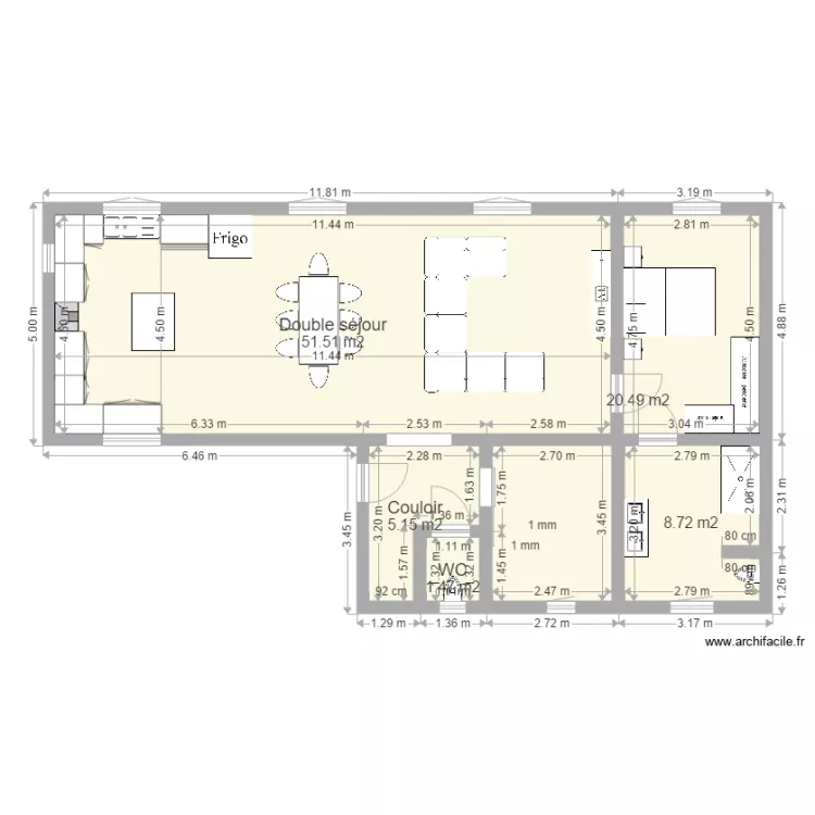 maison christine. Plan de 