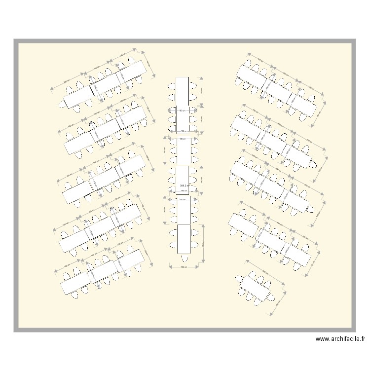 tables de 6 V bis. Plan de 0 pièce et 0 m2
