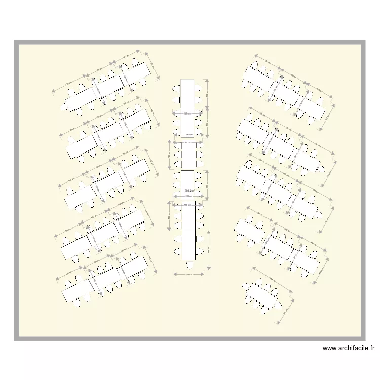 tables de 6 V bis. Plan de 