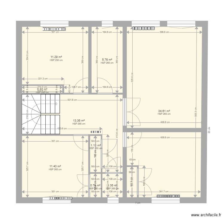 FONCIA LOISEL. Plan de 9 pièces et 80 m2
