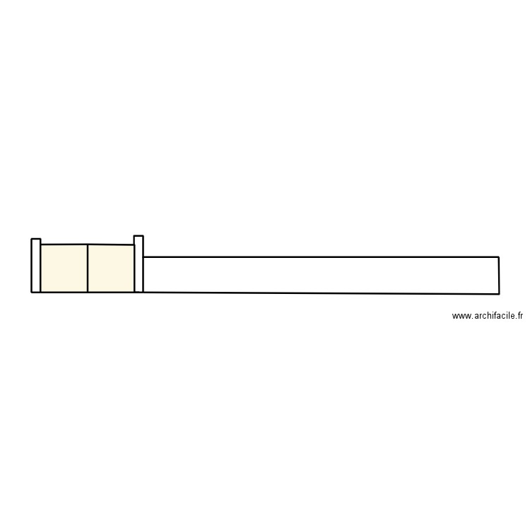 facade . Plan de 0 pièce et 0 m2