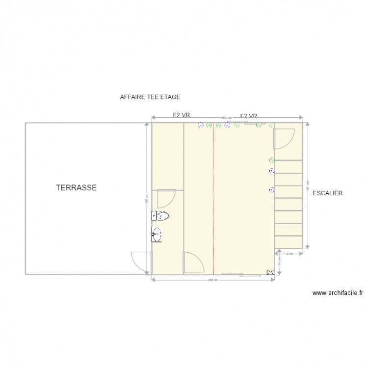 AFFAIRE TEE ETAGE. Plan de 0 pièce et 0 m2