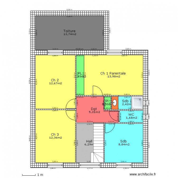 VLERICK FERTON R 1 Etage. Plan de 0 pièce et 0 m2