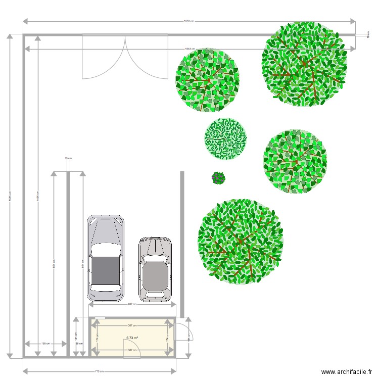 Carport. Plan de 0 pièce et 0 m2