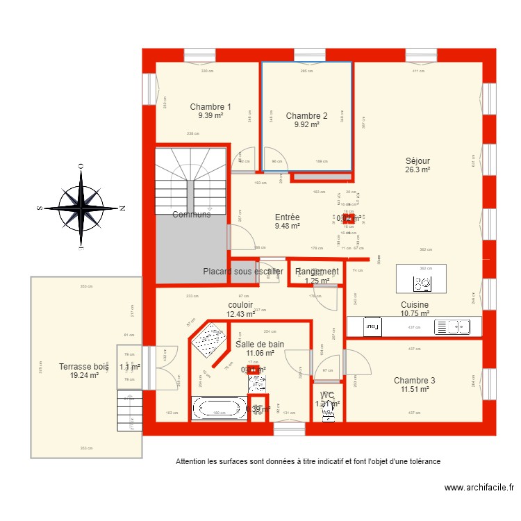 BI 5418 côté. Plan de 0 pièce et 0 m2