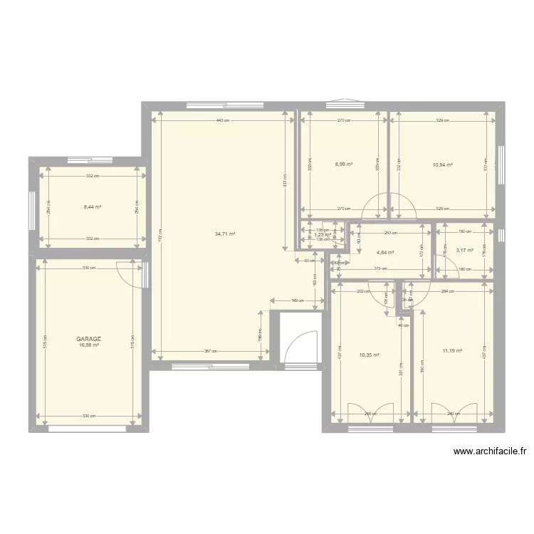 maison teyran lion 3012. Plan de 