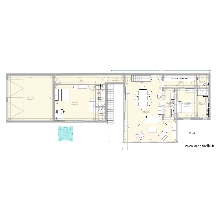 RDJ 8 bis remparts des poissonniers CORBIE V2. Plan de 0 pièce et 0 m2