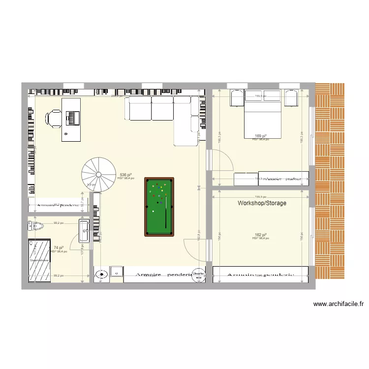 Tremblant sous-sol 7. Plan de 