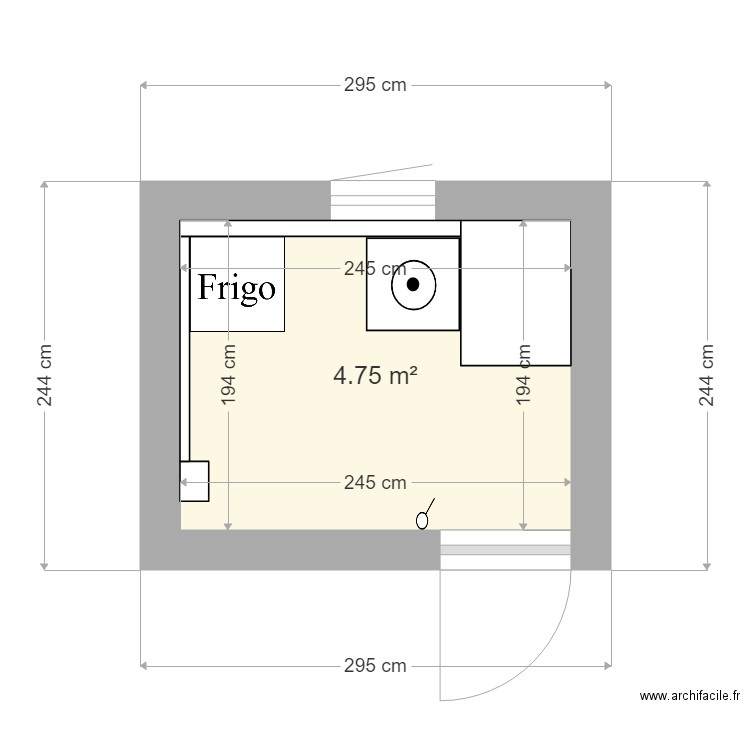 Cellier. Plan de 0 pièce et 0 m2