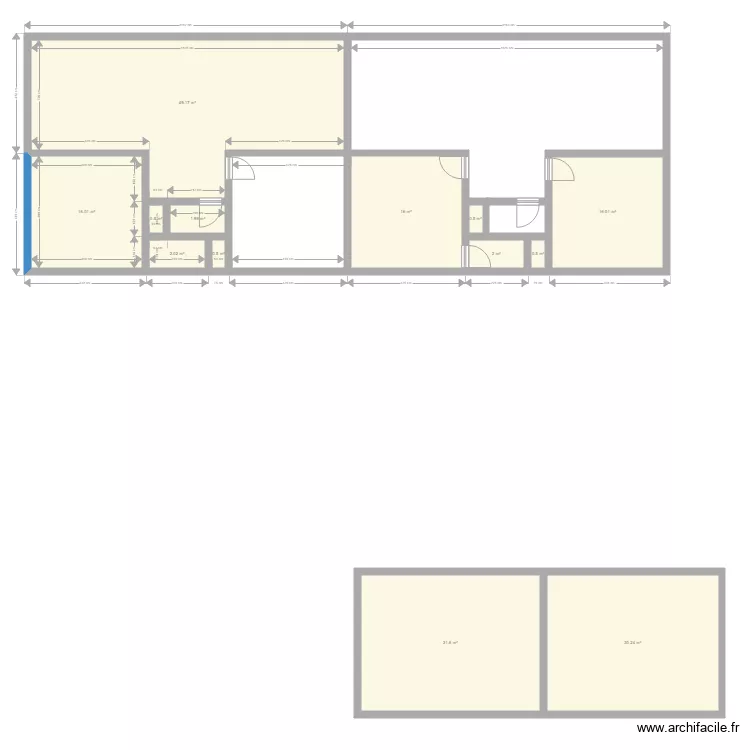 plan maison2p. Plan de 