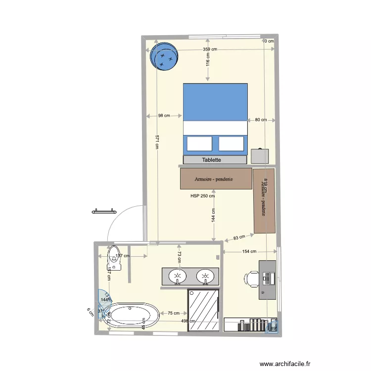 ARNOUL CHAMBRE 4.1. Plan de 