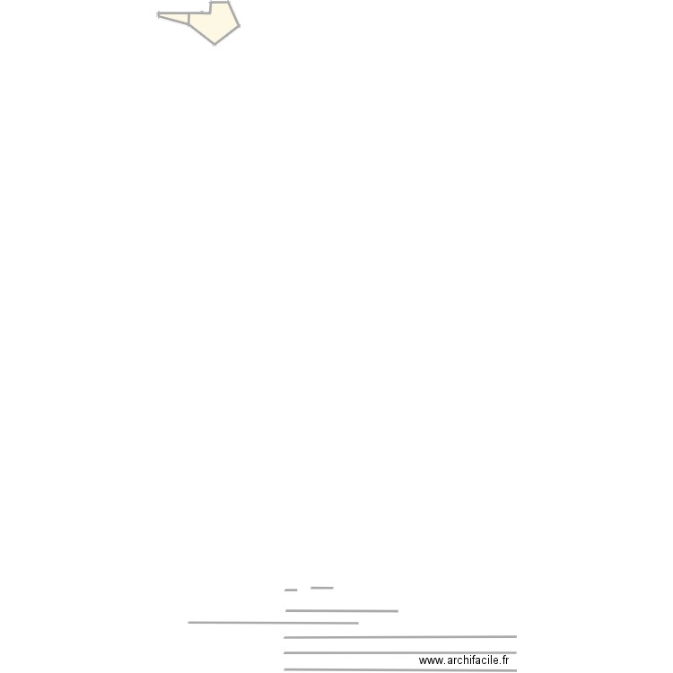 terrasse. Plan de 2 pièces et 266 m2