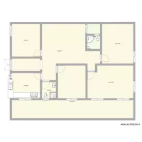 plan pied 160 m2 3facade
