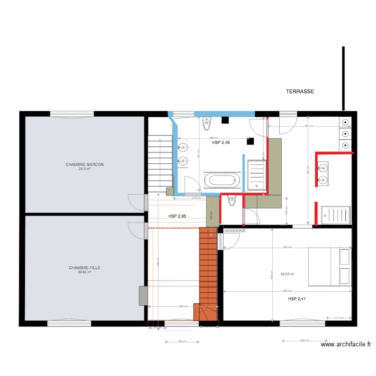 ETAGE GASPARD YUTZ 3. Plan de 0 pièce et 0 m2