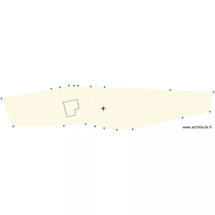 Sorges cadastre terrain complet. Plan de 