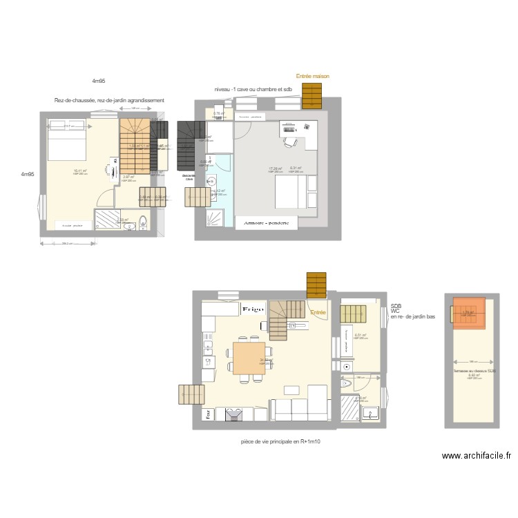 maison Lancey1. Plan de 0 pièce et 0 m2