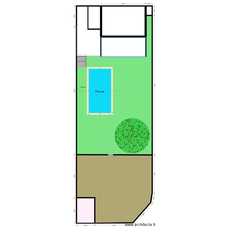 Jardin piscine tr pr. Plan de 0 pièce et 0 m2