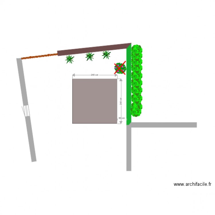 Cabane jardin 1. Plan de 0 pièce et 0 m2