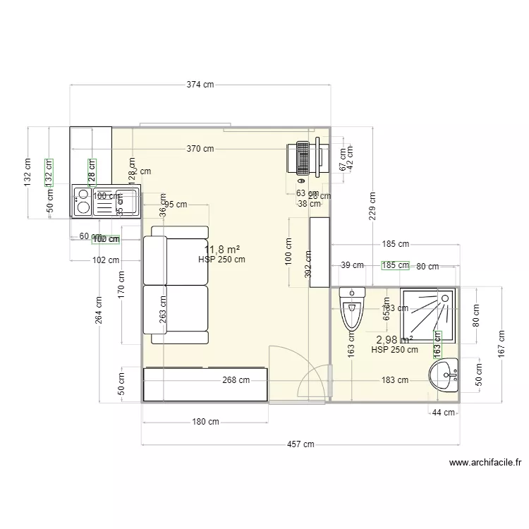 ROMAIN 58 BOTZARIS. Plan de 