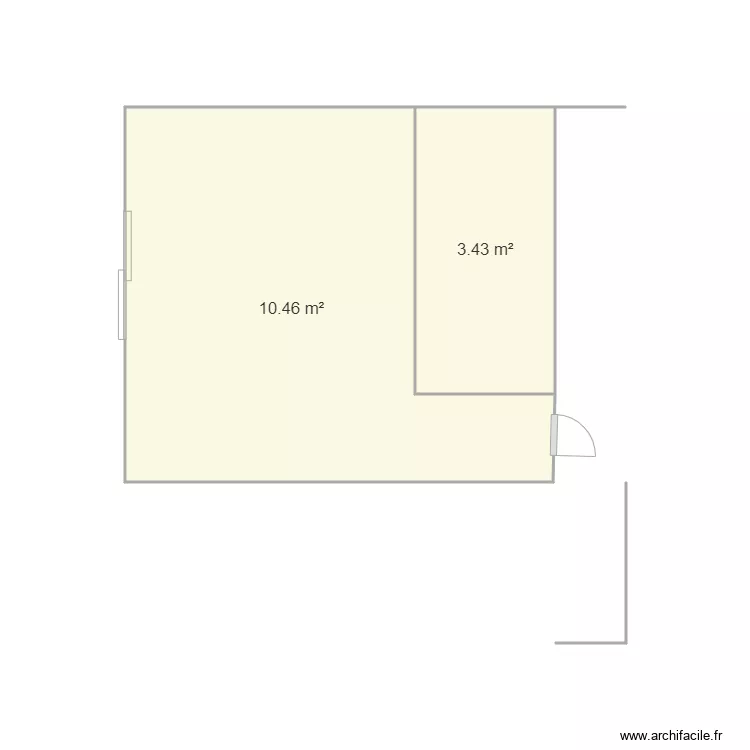 Maison M&eacute;lanie. Plan de 