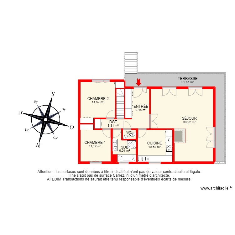 BI15841 -. Plan de 23 pièces et 270 m2