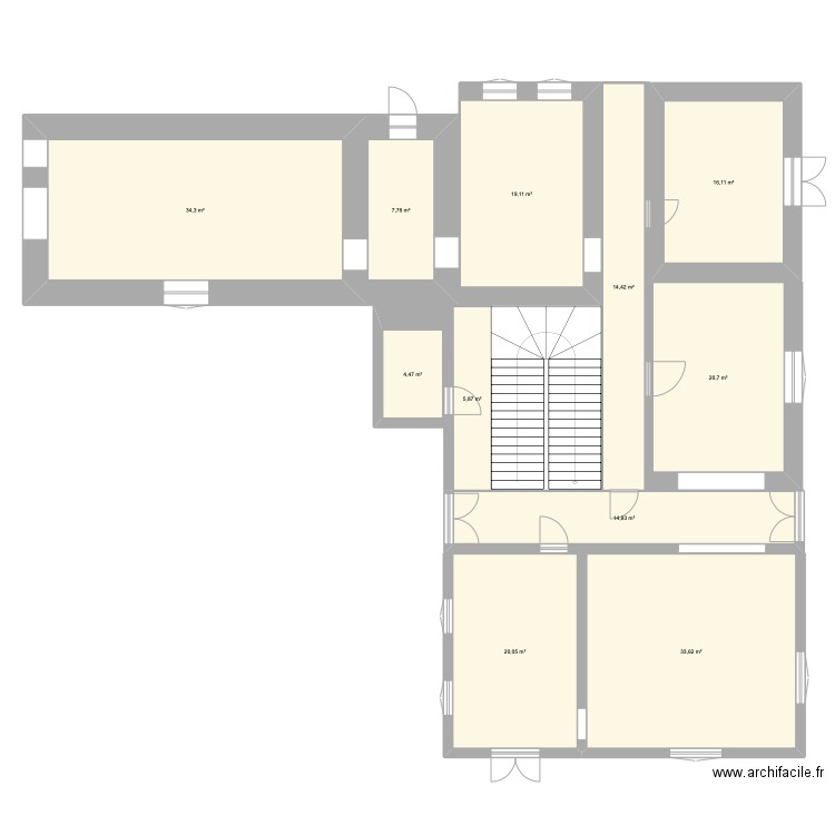 Bonnes . Plan de 0 pièce et 0 m2