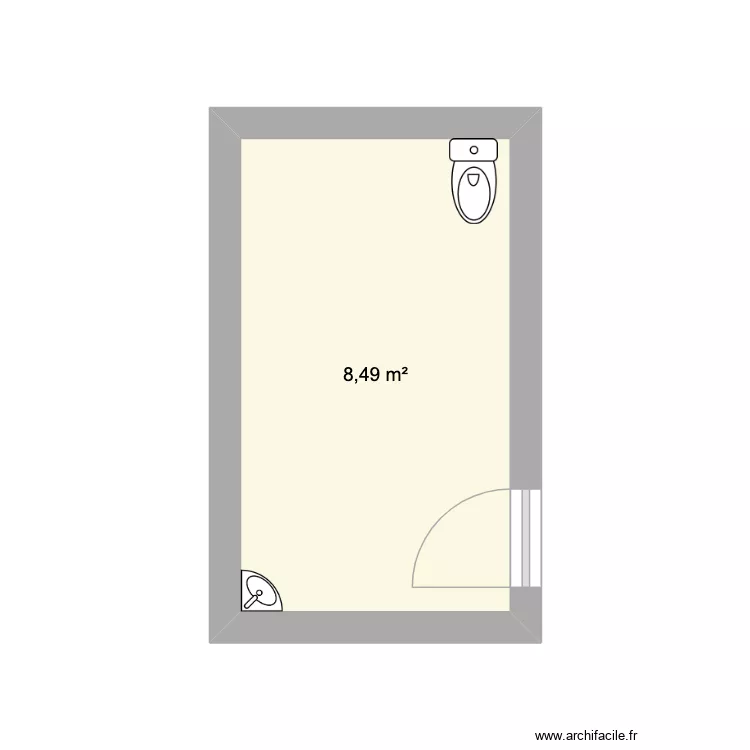 IME Oasis RDC WC adulte. Plan de 1 et 8 m² IME Oasis RDC WC adulte. Plan de 1 et 8 m²