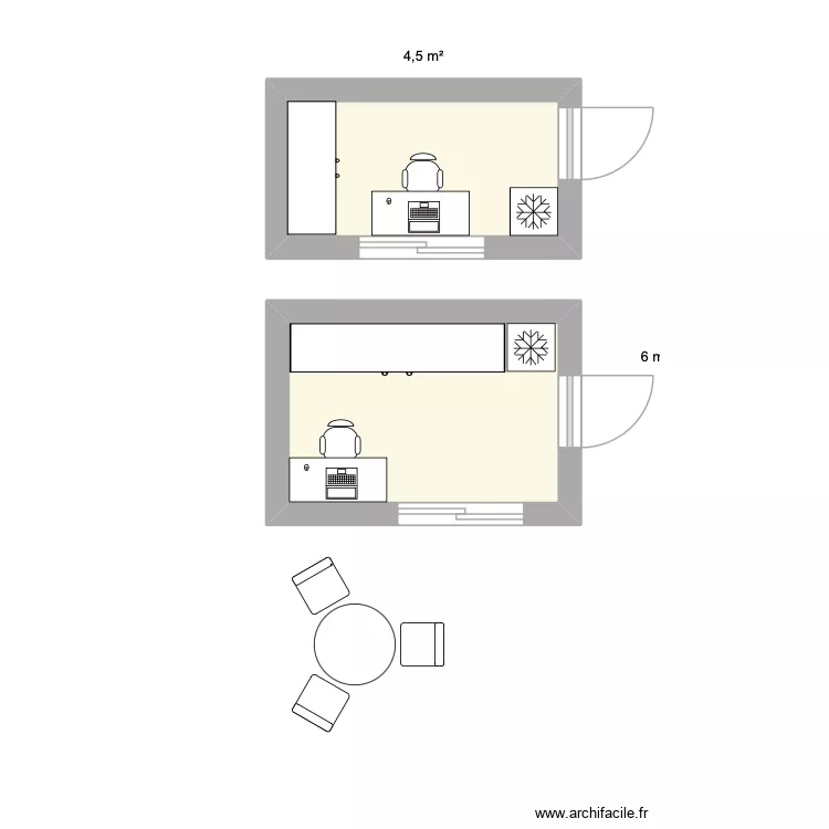 ACCUEIL. Plan de 2 Pièces et 11 m² ACCUEIL. Plan de 2 Pièces et 11 m²