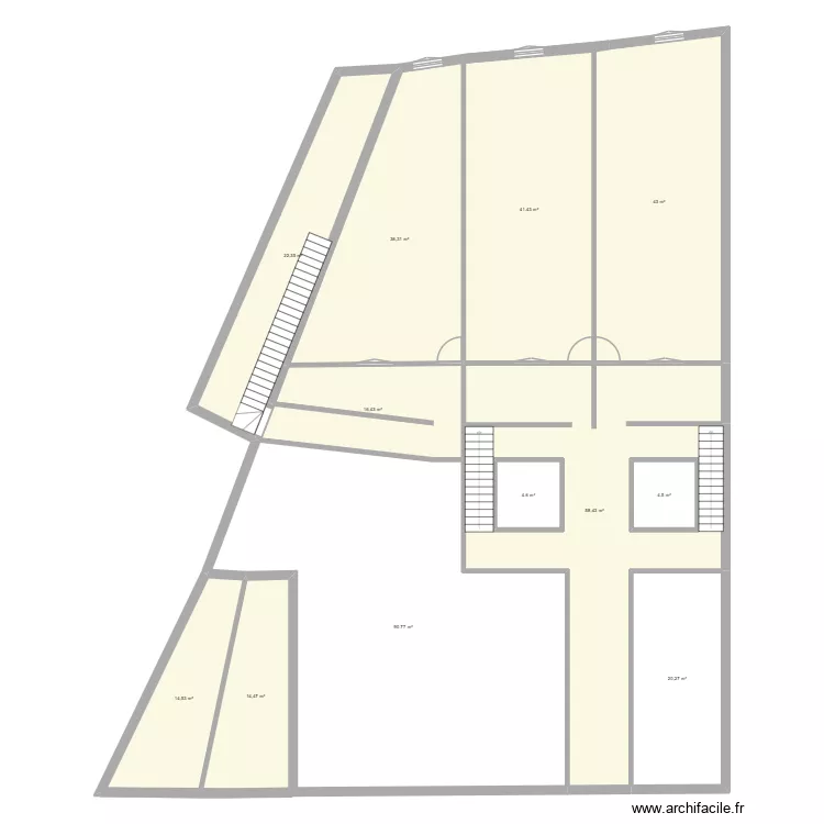 reno. Plan de 12 Pièces et 378 m²