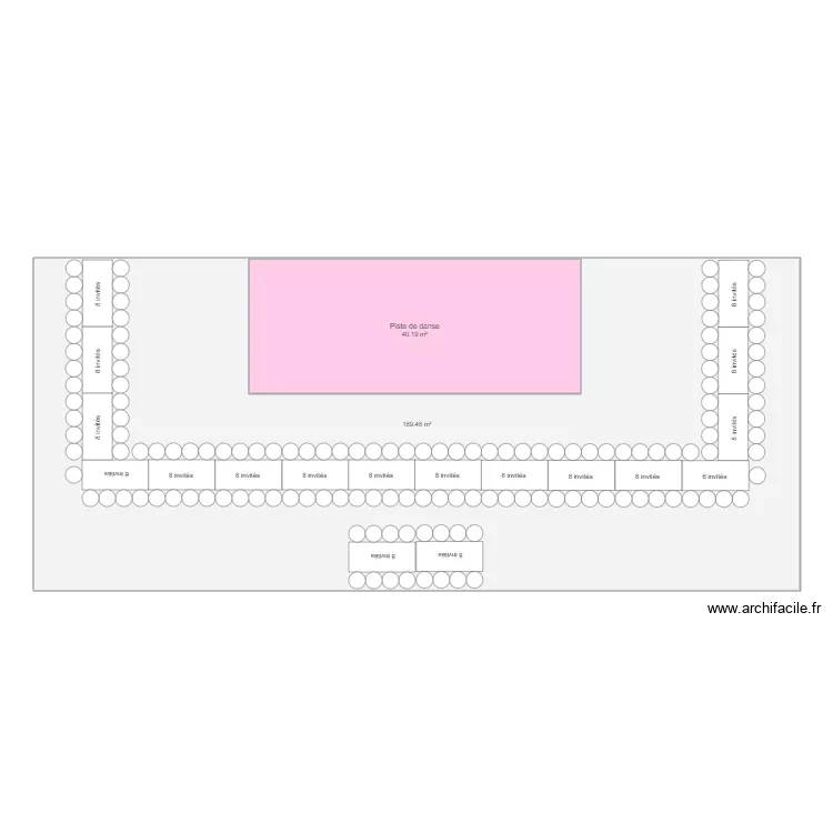 Plan diner Alice Corentin 4. Plan de 2 et 270 m² Plan diner Alice Corentin 4. Plan de 2 et 270 m²
