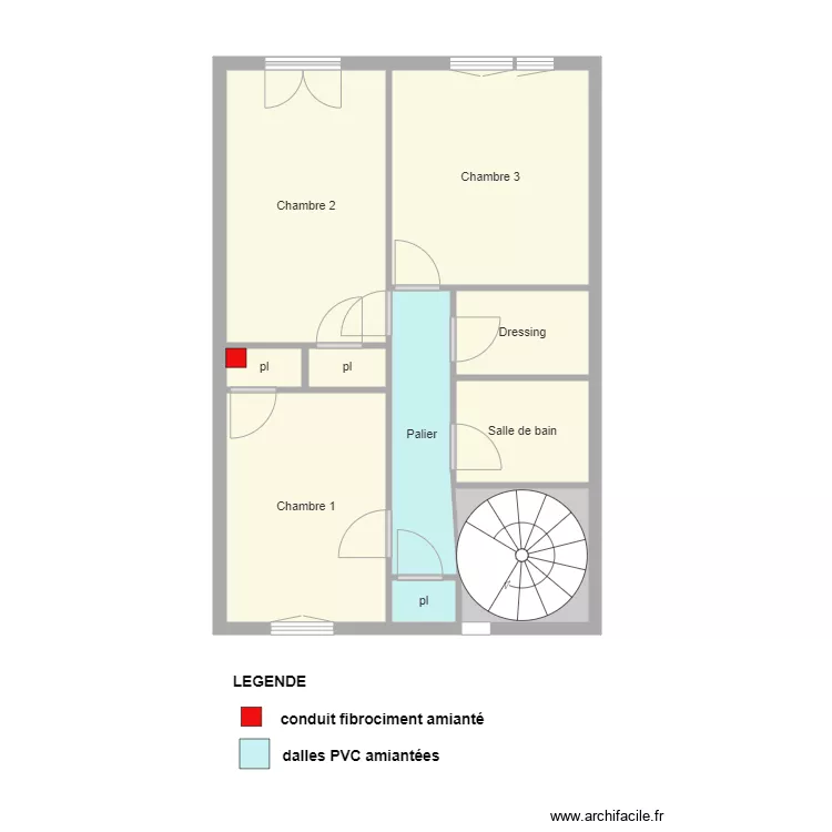 coulaines etage. Plan de 