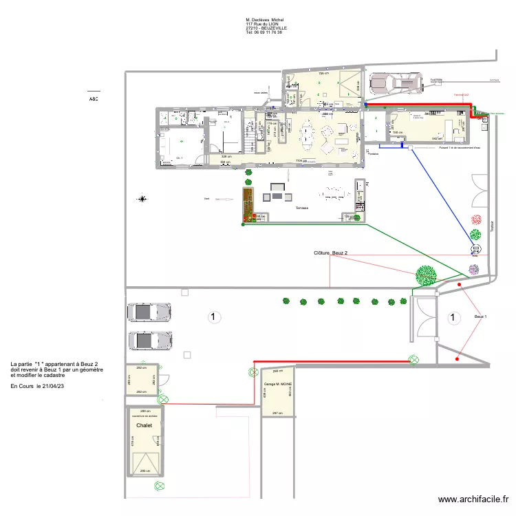 Beuz 2 R d C. Plan de 